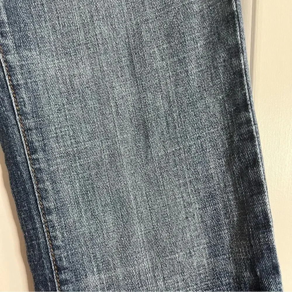 7 For All Mankind Girls Medium Wash Gem Pocket Bootcut Jeans- Size 26